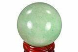 Polished Green Aventurine Sphere - China #116010-1